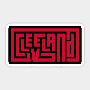 Show Your Love for the greatest city in the US - Cleveland Sticker